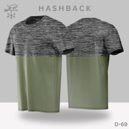 Printed Crew Neck T Shirt For Men D69