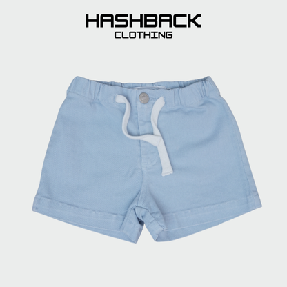 Girls High Rise Denim Mini Shorts