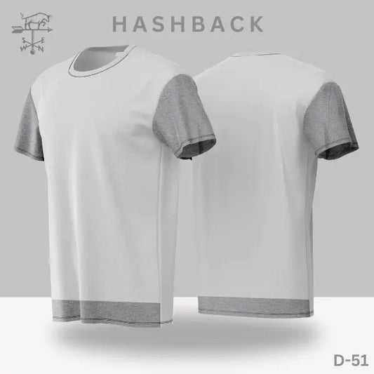 Printed Crew Neck T Shirt For Men D51