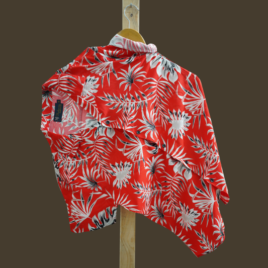 Hashback Printed Linen Shirt For Men