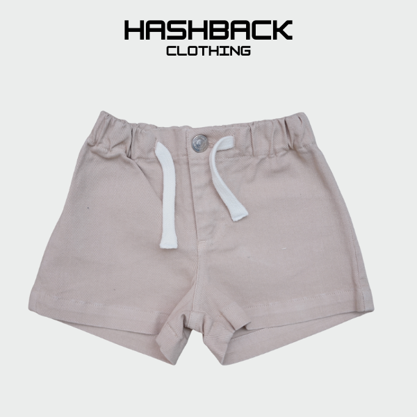 Girls High Rise Denim Mini Shorts