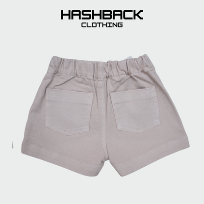 Girls High Rise Denim Mini Shorts