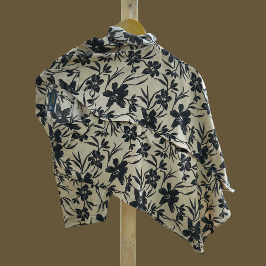 Hashback Printed Linen Shirt For Men