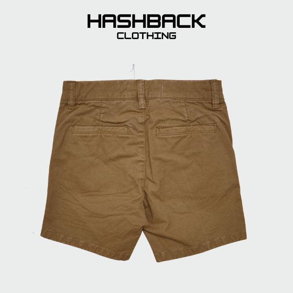Boys Cotton Shorts - Mid Rise Button Closure