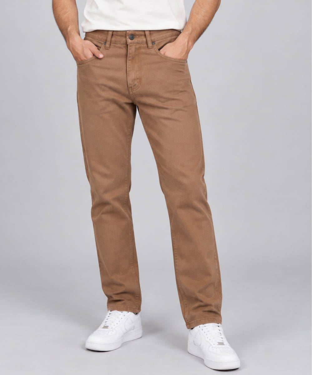 Straight Fit Denim Jeans – Men's Casual & Streetwear-16001