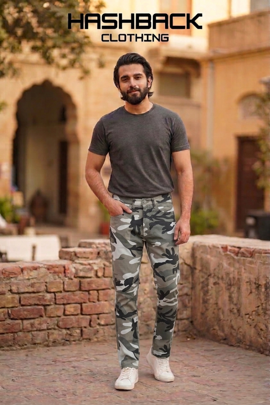 Hashback Camo Pant – 100% Cotton