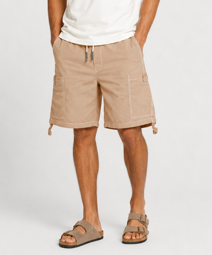 Poplin Shorts for Men's Performance Series Extreme Comfort - Beige