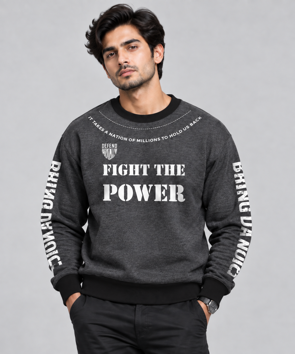 Unisex Regular Fit Graphic Sweatshirt