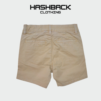 Boys Cotton Shorts - Mid Rise Button Closure
