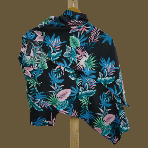 Hashback Printed Linen Shirt For Men