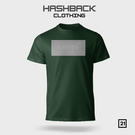 Hashback Round Neck Export Cut Label Brand T Shirt Men's C-21