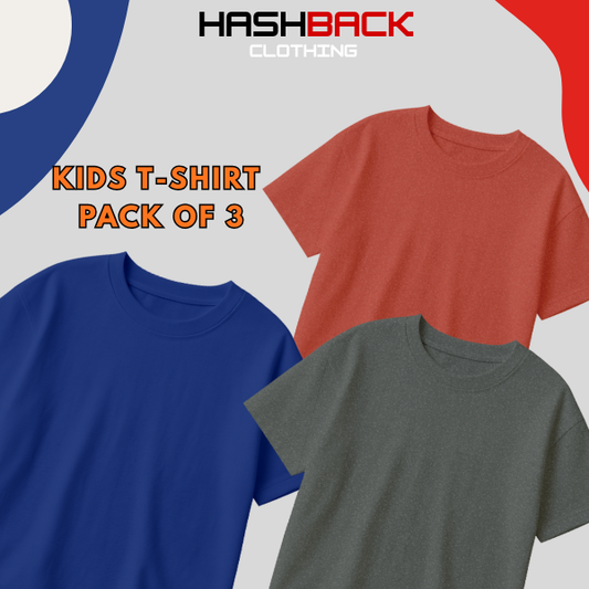 Pack of 3 Plain T-Shirts