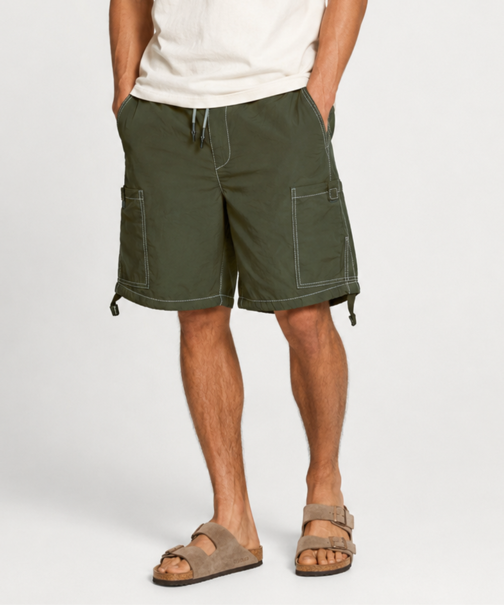 Poplin Shorts for Men's Performance Series Extreme Comfort - Olive