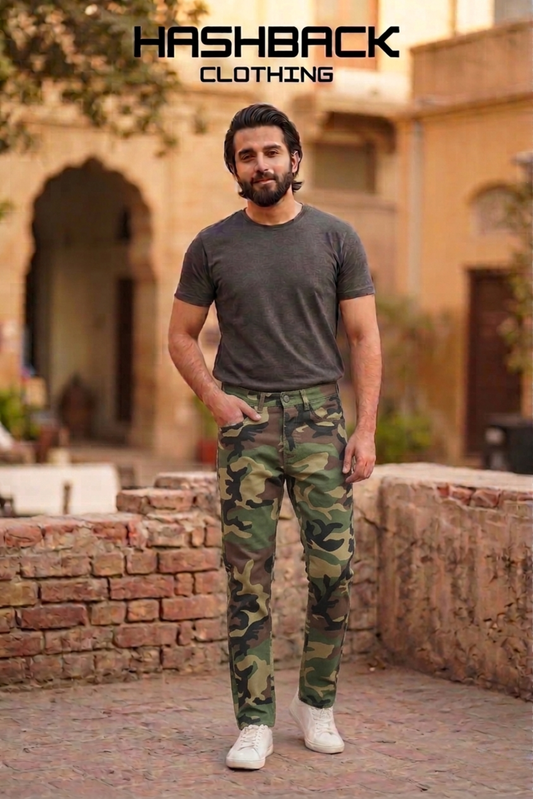 Hashback Camo Pant – 100% Cotton