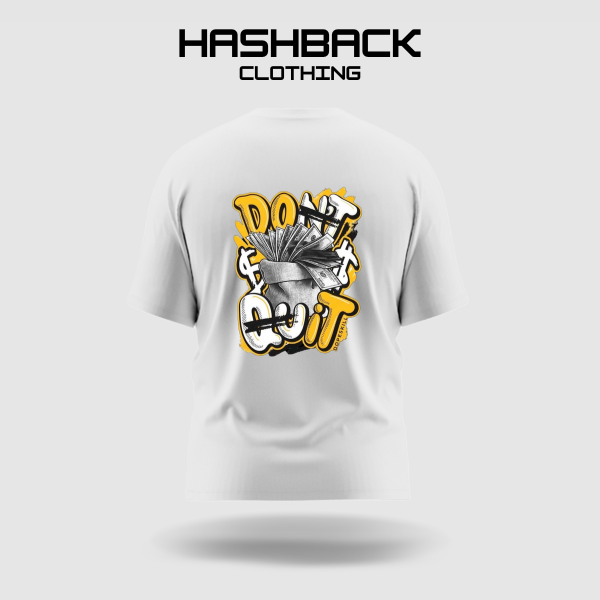 Hashback Round Export Cut Label Brand Printed T Shirt Men's C-3