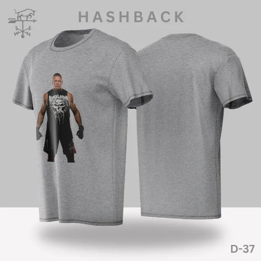 Printed Crew Neck T Shirt For Men D37