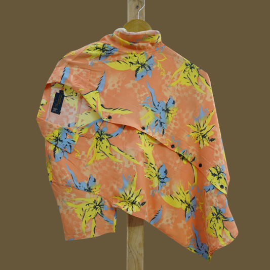 Hashback Printed Linen Shirt For Men