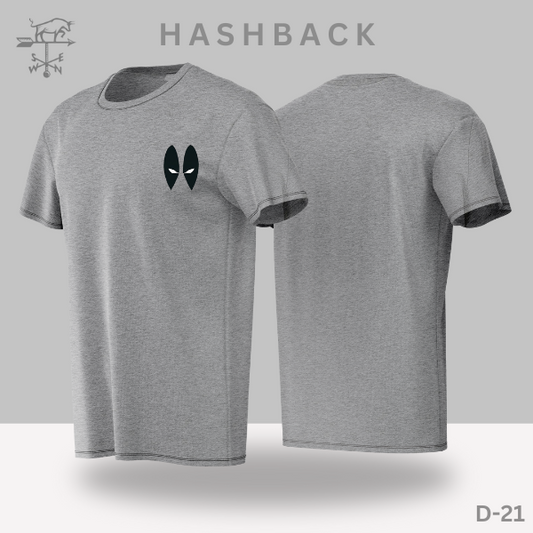 Printed Crew Neck T Shirt For Men D21