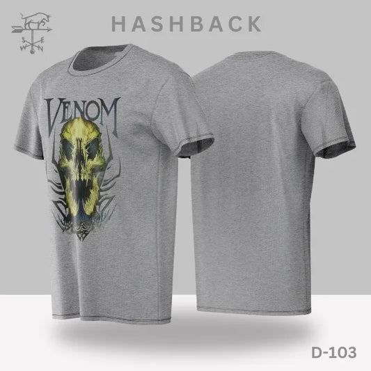 Printed Crew Neck T Shirt For Men D103