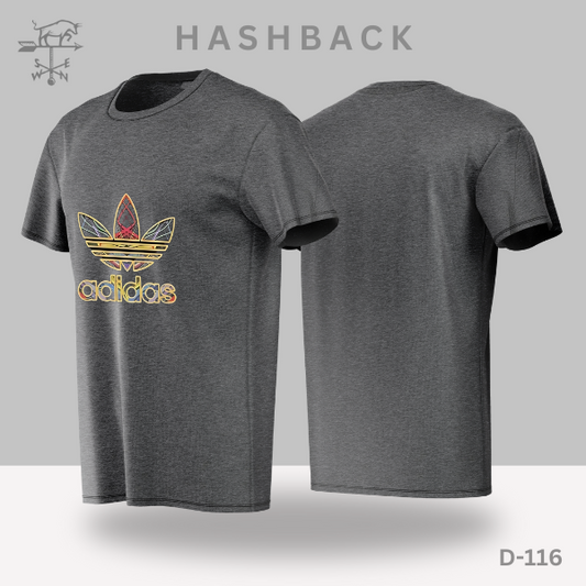 Printed Crew Neck T Shirt For Men D116