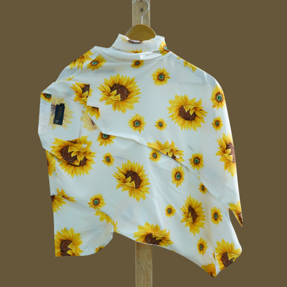 Hashback Printed Linen Shirt For Men
