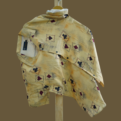Hashback Printed Linen Shirt For Men
