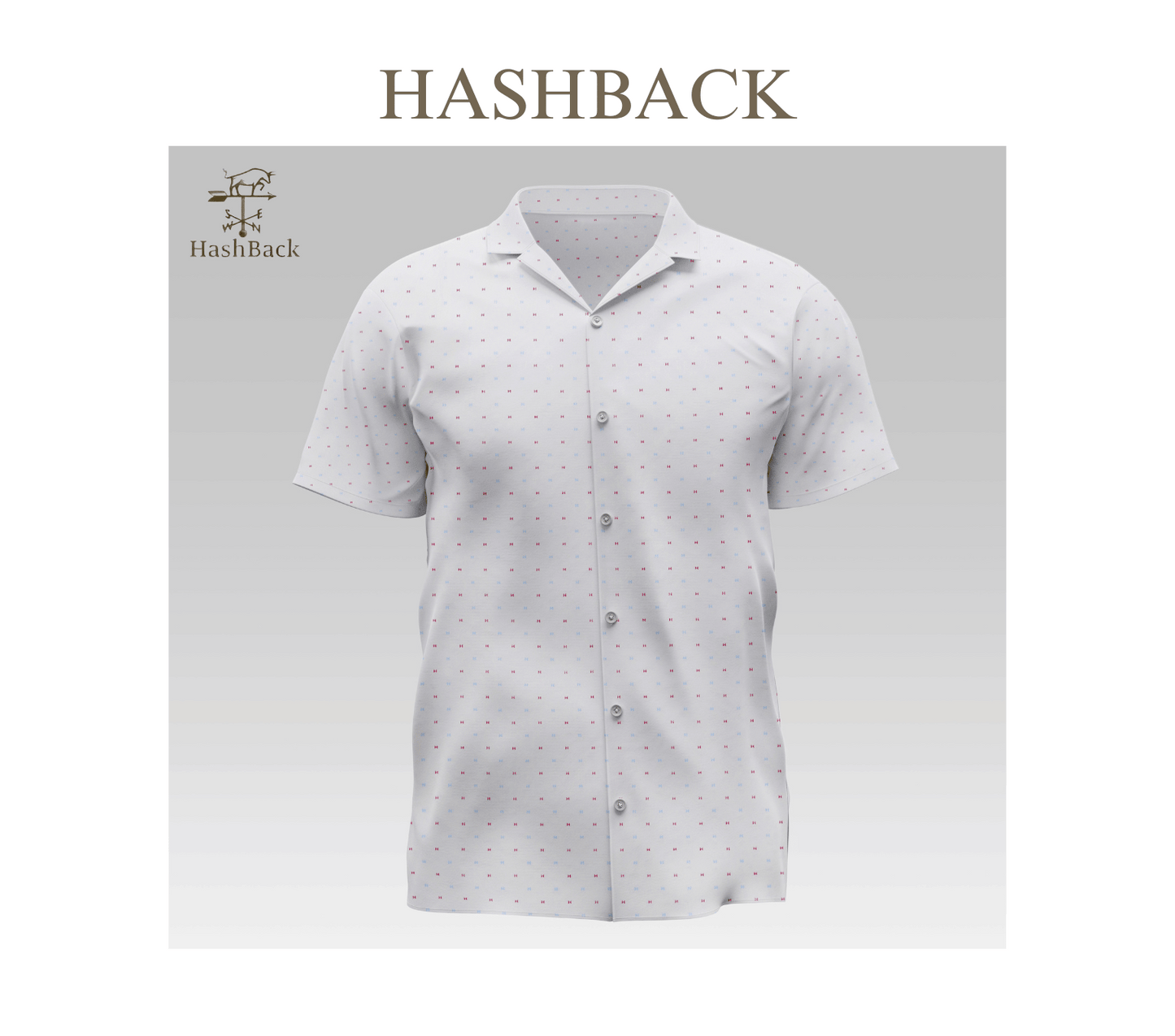 HashBack Hawaiian Beach Casual Button Down Cuban Collar Printed Shirt For Men