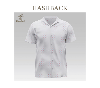 HashBack Hawaiian Beach Casual Button Down Cuban Collar Printed Shirt For Men
