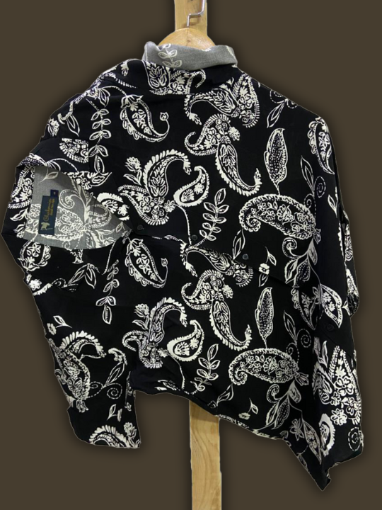 Hashback Printed Linen Shirt For Men