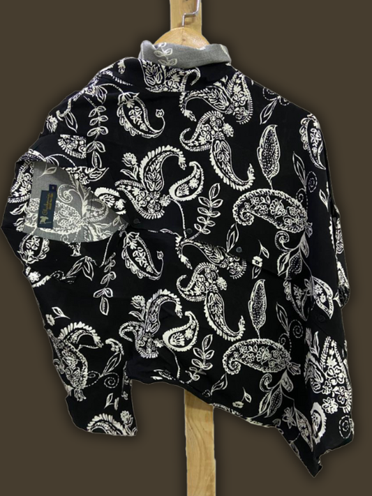 Hashback Printed Linen Shirt For Men