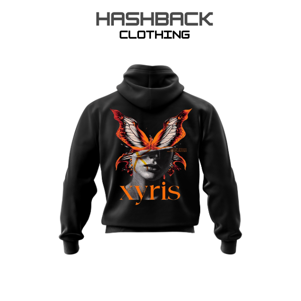 HashBack Printed Zipper Hoodie