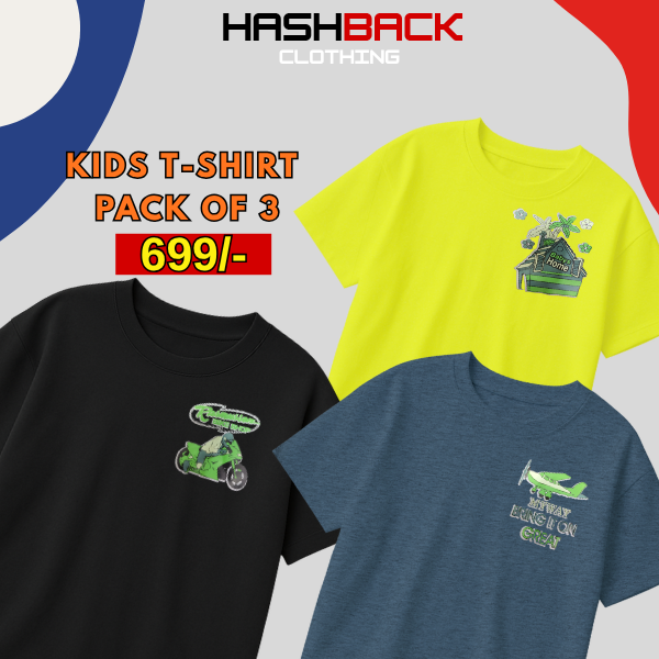 Pack of 3 Boys Printed T-Shirts
