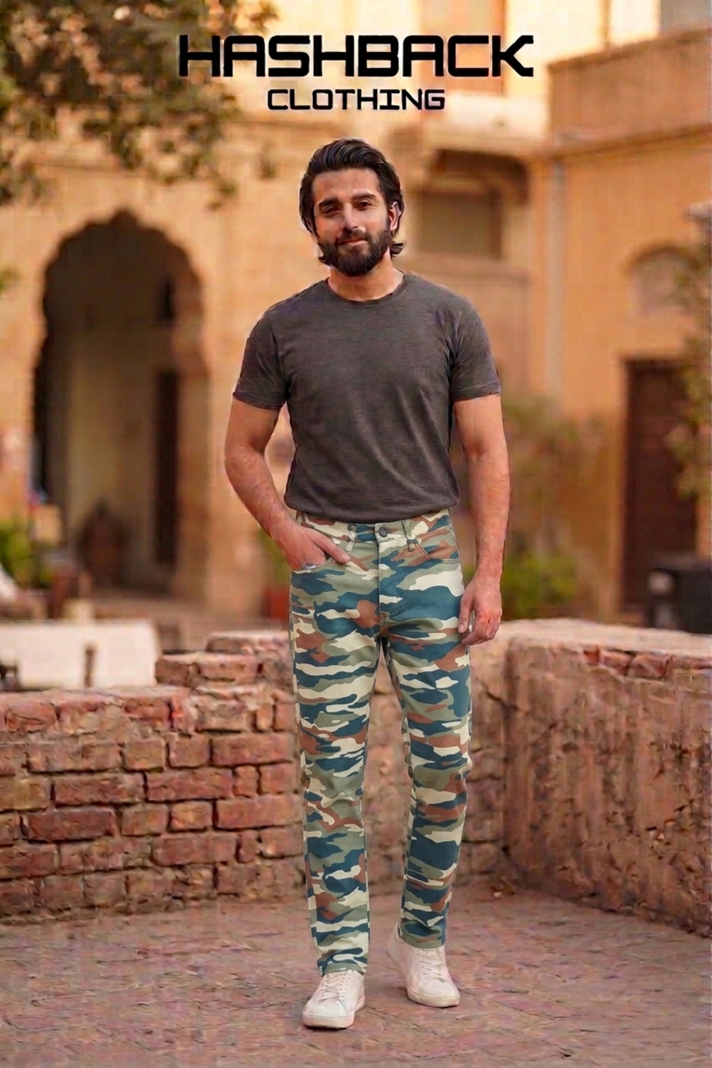 Hashback Camo Pant – 100% Cotton