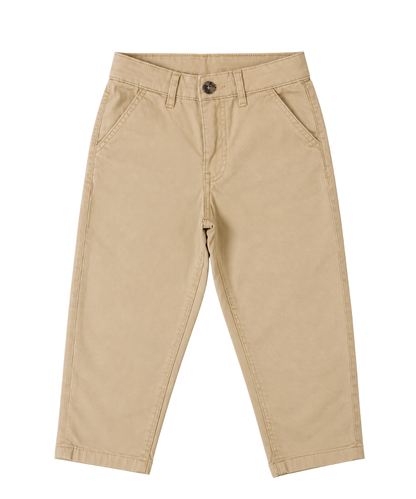 Boys’ Classic Beige Chino Pants