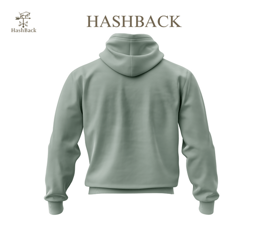 HashBack Plain Zipper Hoodie HD D8
