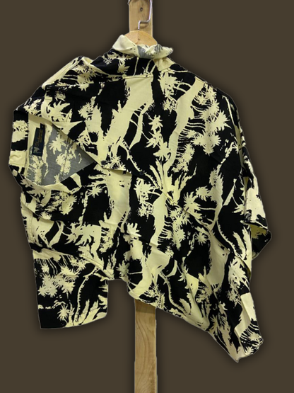 Hashback Printed Linen Shirt For Men