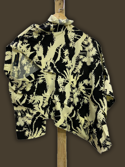 Hashback Printed Linen Shirt For Men