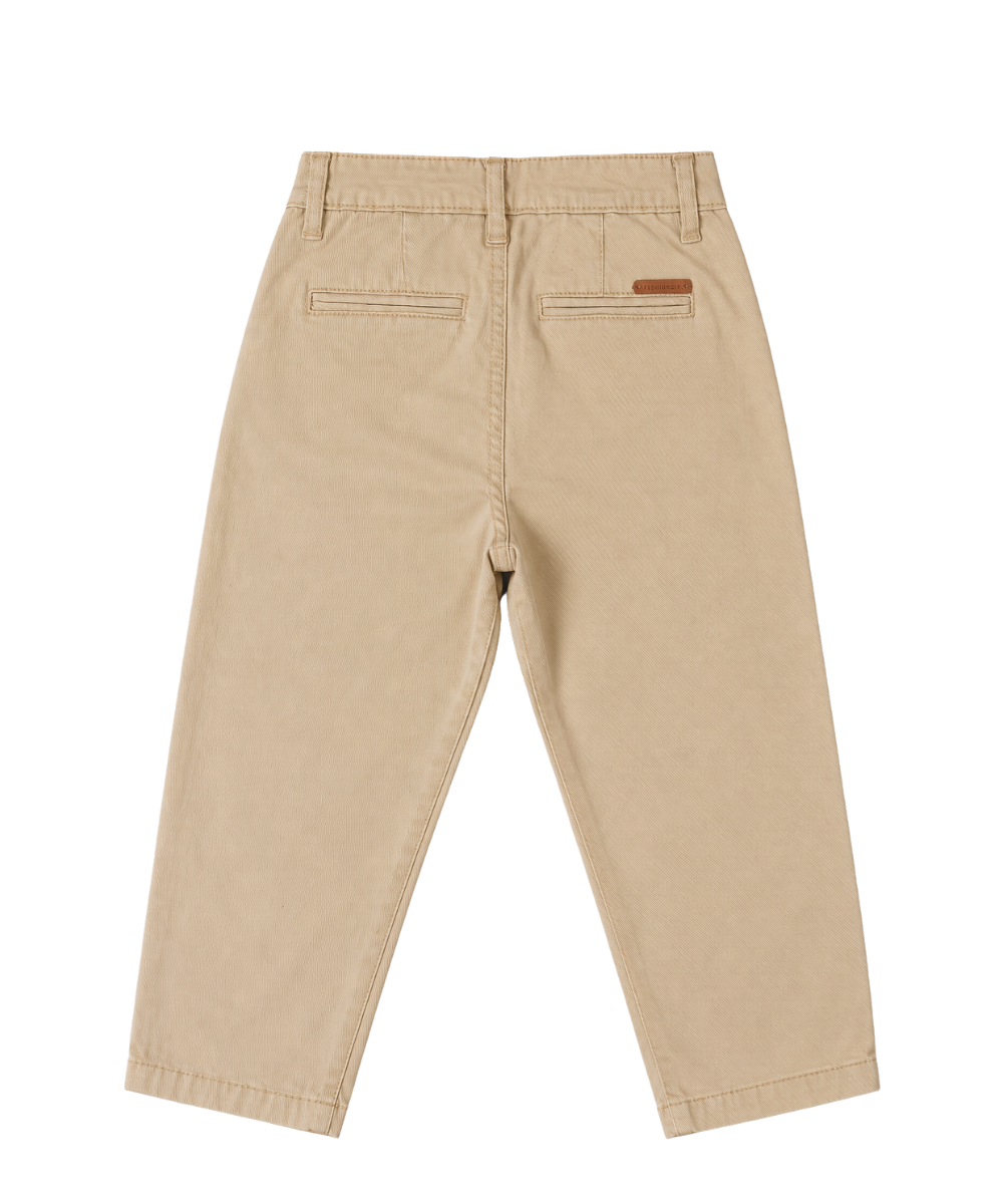 Boys’ Classic Beige Chino Pants