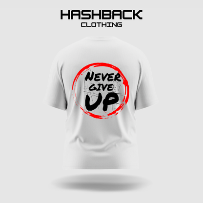 Hashback Round Export Cut Label Brand Printed T Shirt Men's C-2