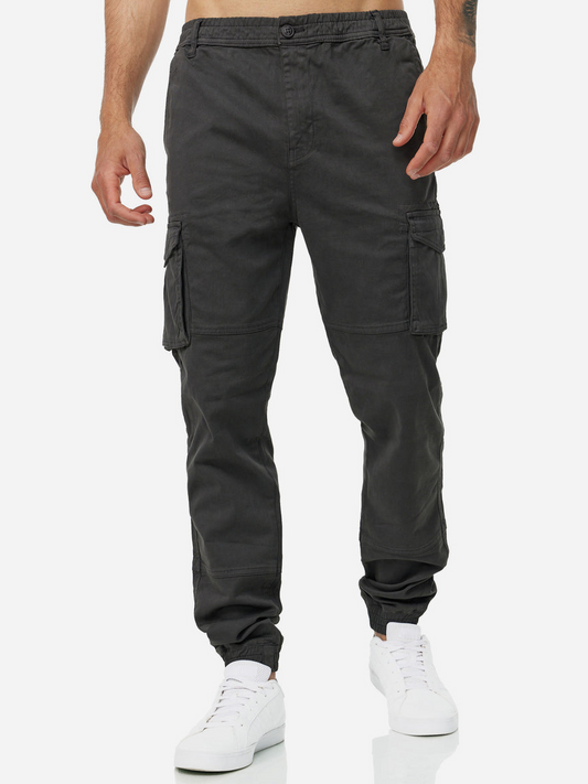 Modern Cargo Joggers - Cotton Stretch Pants - 17003