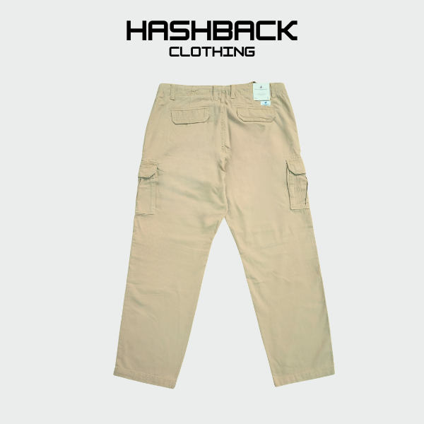 Men's Cotton Cargo Pants with Drawstring | Sizes 30–42