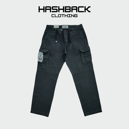 Men's Cotton Cargo Pants with Drawstring | Sizes 30–42