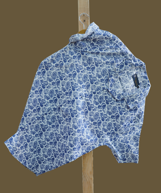 Hashback Printed Cotton Shirt For Men