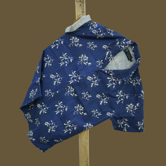 Hashback Printed Cotton Shirt For Men