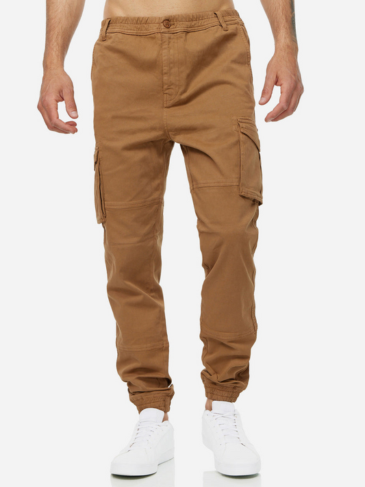 Modern Cargo Joggers - Cotton Stretch Pants - 17003
