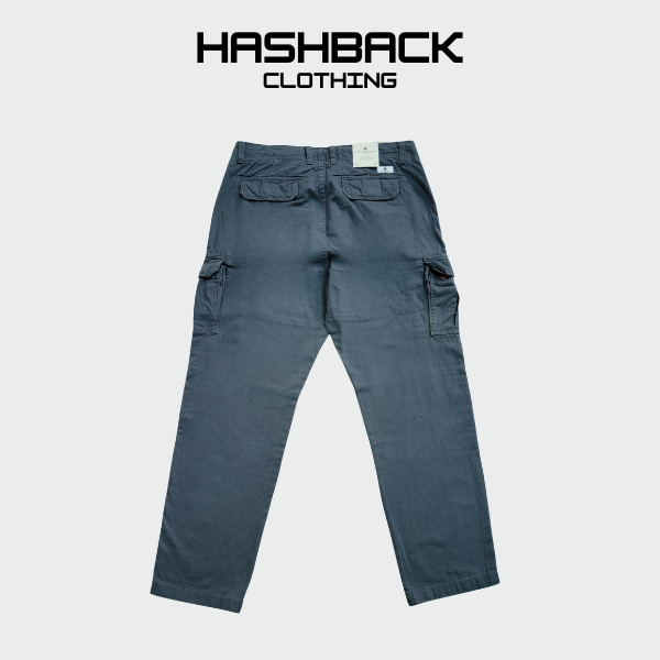 Men's Cotton Cargo Pants with Drawstring | Sizes 30–42