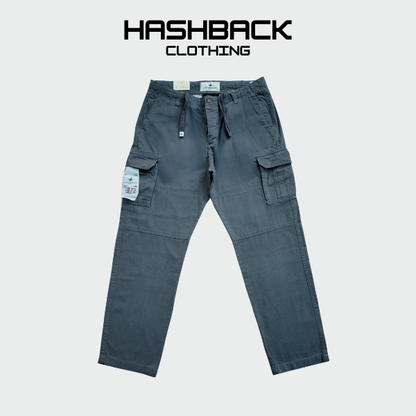 Men's Cotton Cargo Pants with Drawstring | Sizes 30–42