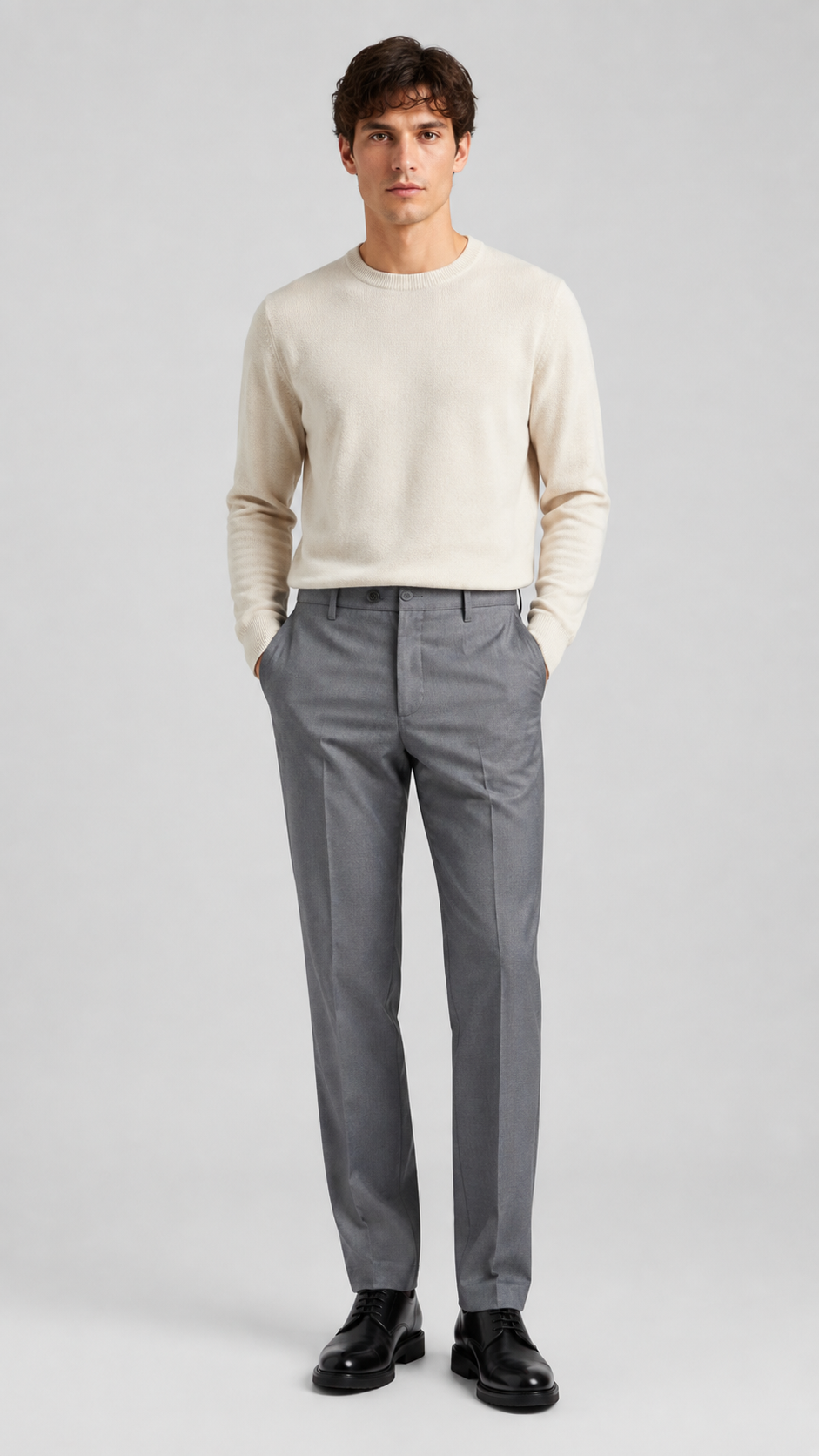 Men's Formal Dress Pant – Grey