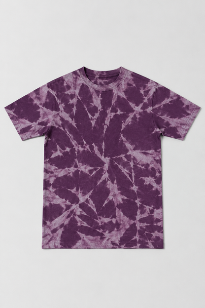 Bleach Washed Tie-Dye T-Shirt