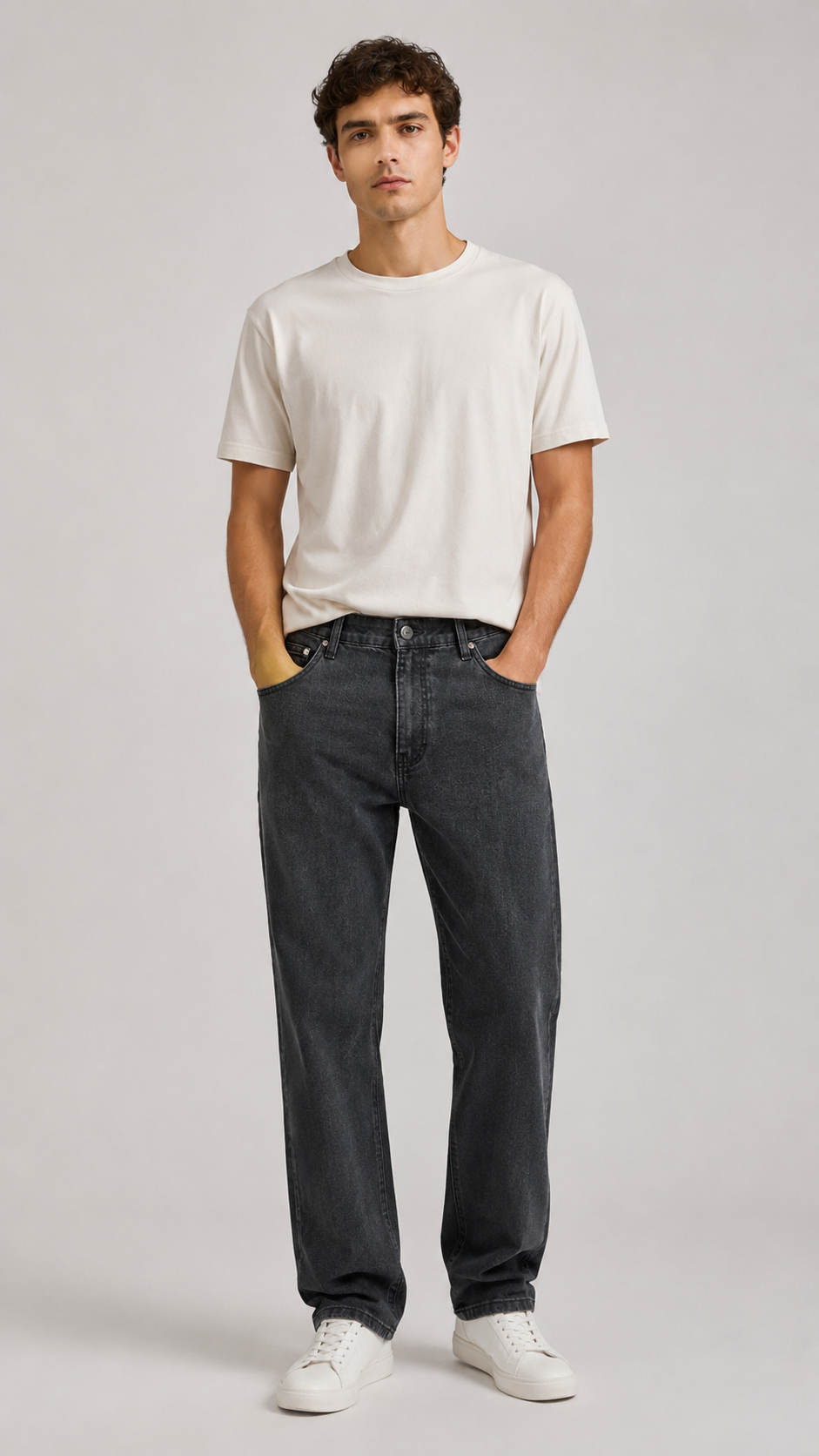 Men's Regular Fit Denim Pant